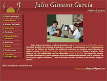 Tablet Screenshot of juliogimeno.com